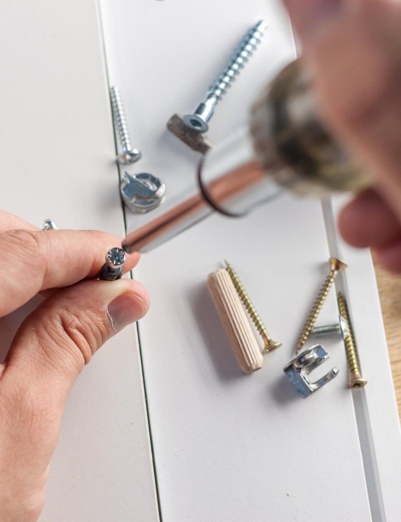 YaaYii Cam Locks for Furniture 20 PCs, 15 x 13 mm Furniture Cam Lock Fasteners Compitable with IKEA Hardware Parts, Eccentric Wheels Repair Spare Parts Nut & Bolt Assortment Sets - Image 5
